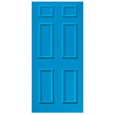 Door Decal - Dementia Friendly - Mid Blue -MINIMUM ORDER 2 PER COLOURWAY