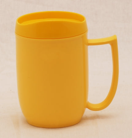 Dining Mug & Lid combined - Yellow - MULTIPACK 6