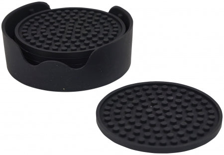 Non-Slip Silicone Table Coasters - Set of 6