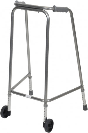 Extra Wide Lightweight Walking Frame - Small - With Wheels
