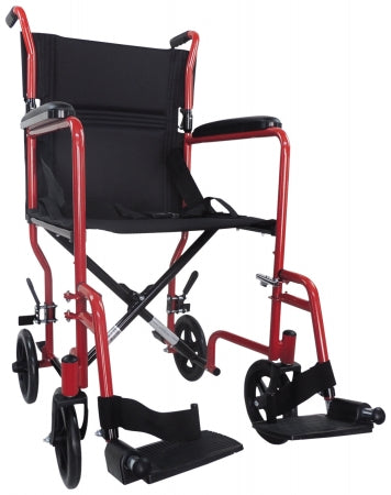 Aidapt Steel Compact Transit Chair - Red