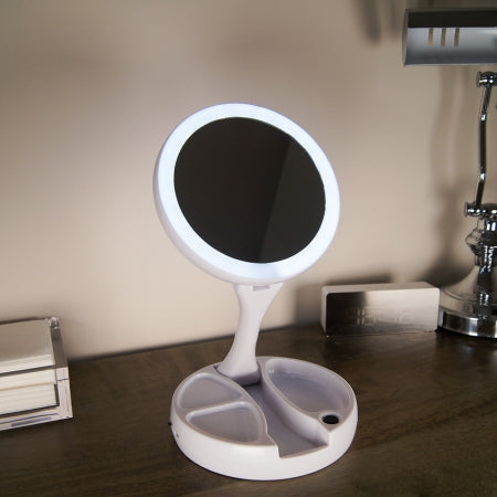 Foldaway Lighted Mirror