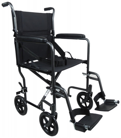 Aidapt Steel Compact Transit Chair - Hammered Effect