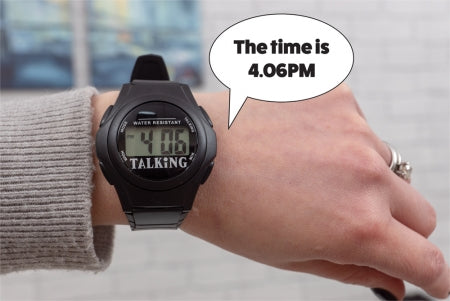 Water Resistant Talking Digital Wrist Watch