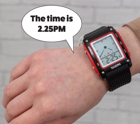 Water Resistant Talking Digital Watch
