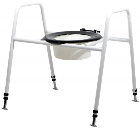 Solo Skandia Combined Bariatric Raised Toilet Seat and Frame - Free Standing