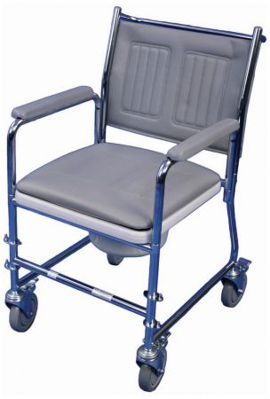 Linton Mobile Commode - Without Footrests