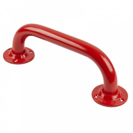 Powder Coated Steel Grab Rail 600mm - Red -Pack of 2