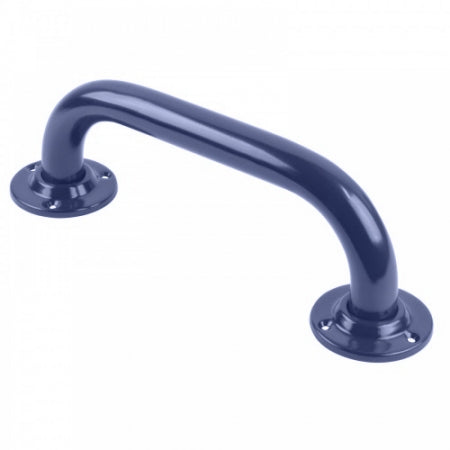 Powder Coated Steel Grab Rail 450mm - Blue - Pack of 2