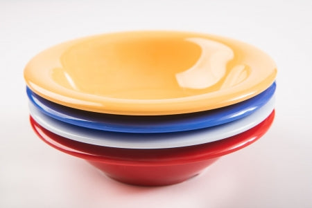 12 Oatmeal Bowls, 15oz, 7Â¼â€/185mm - Red