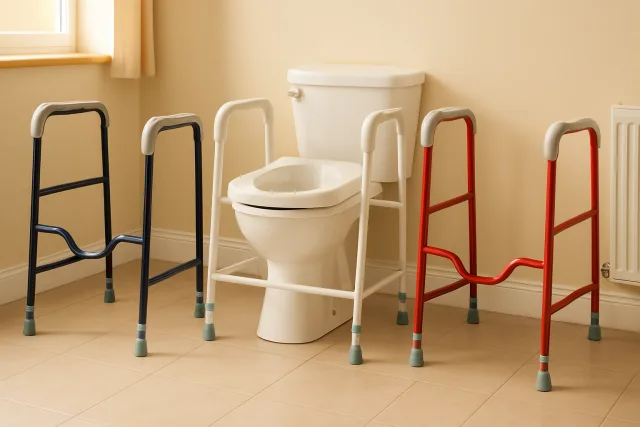 Toilet frames