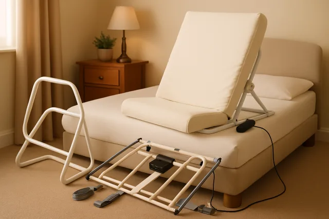 Bed supports and furniture raisers
